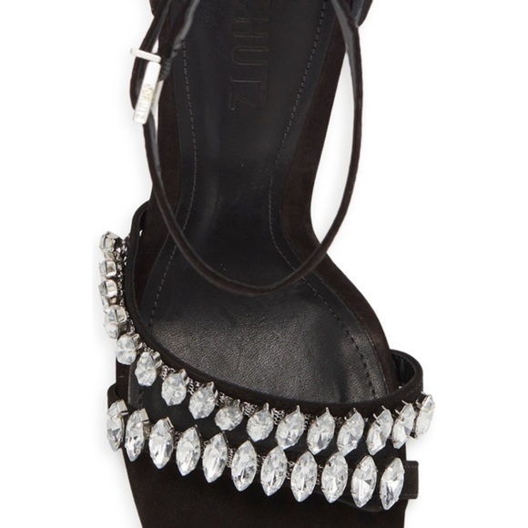 ‼️New $178.00 SCHUTZ Crystal Bling heels - Picture 2 of 14